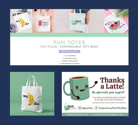 PunTotes case study preview